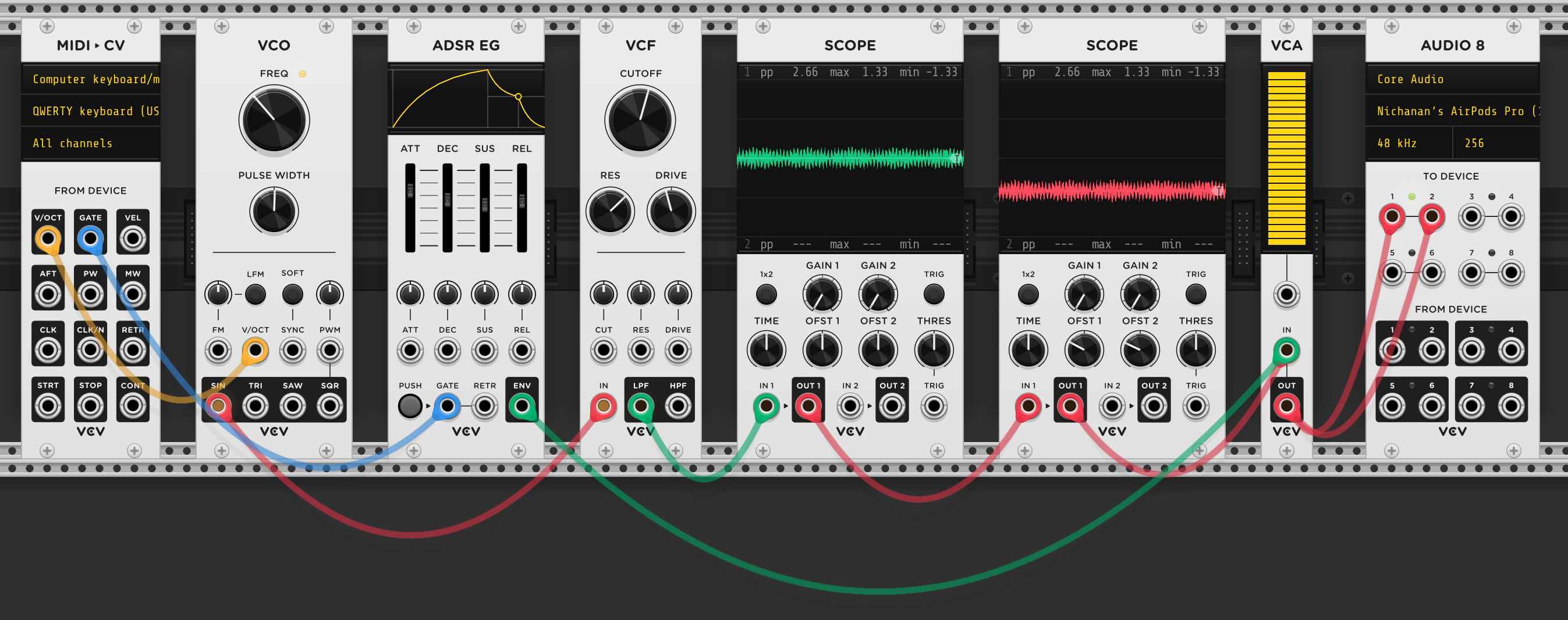 Full subtractive voice patch