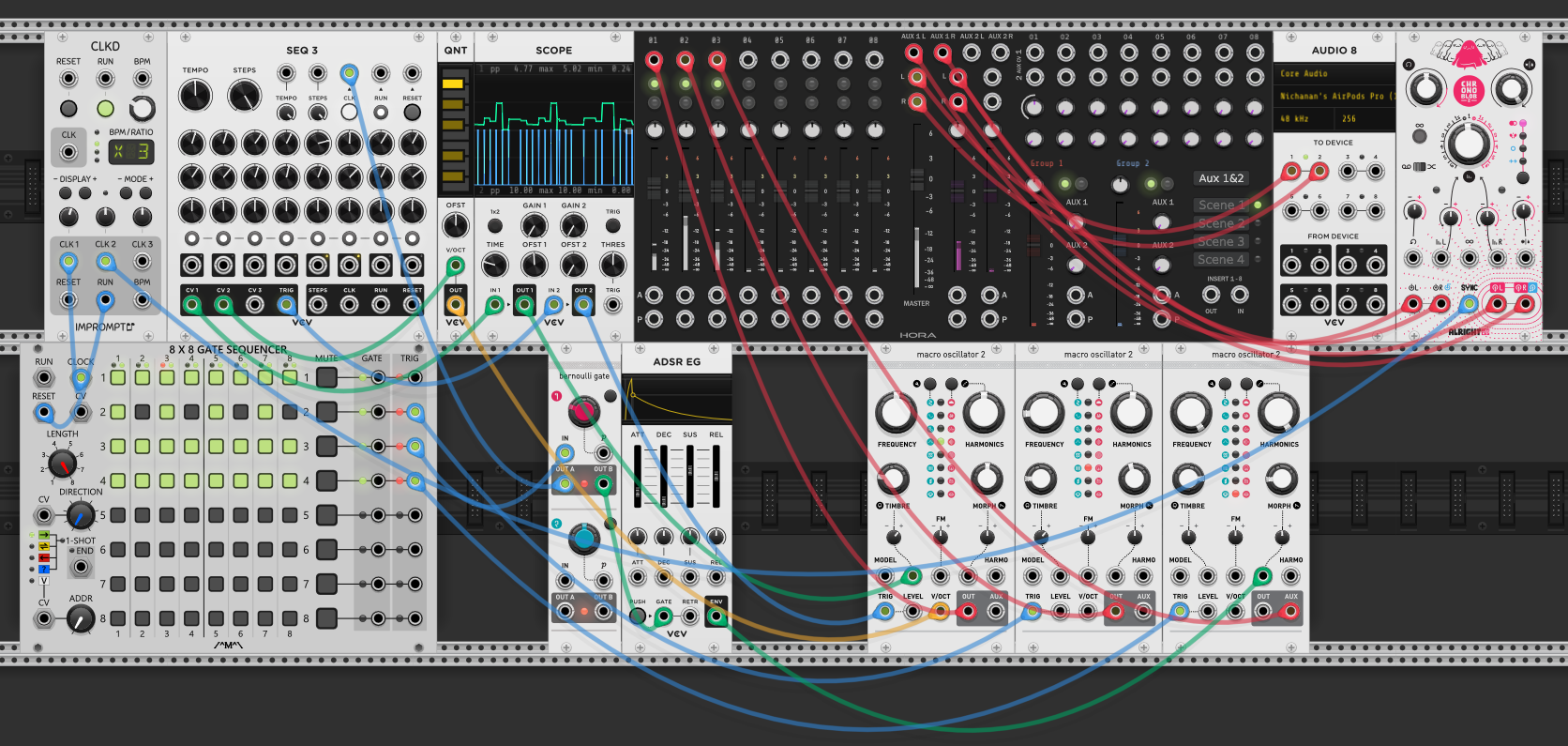 Chronoblob delay synced to clock