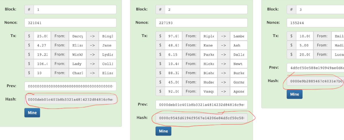  Transactions on the same block are considered to have occurred at the same time. The further back the block, the older the transaction. 