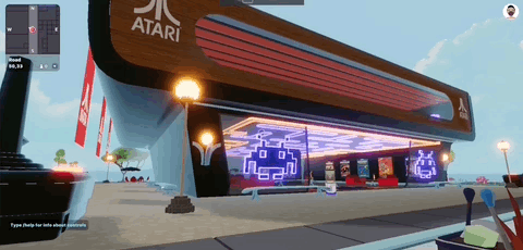  Playing a game in Atari arcade on Decentraland. Expect more immersive brand experiences like this. 